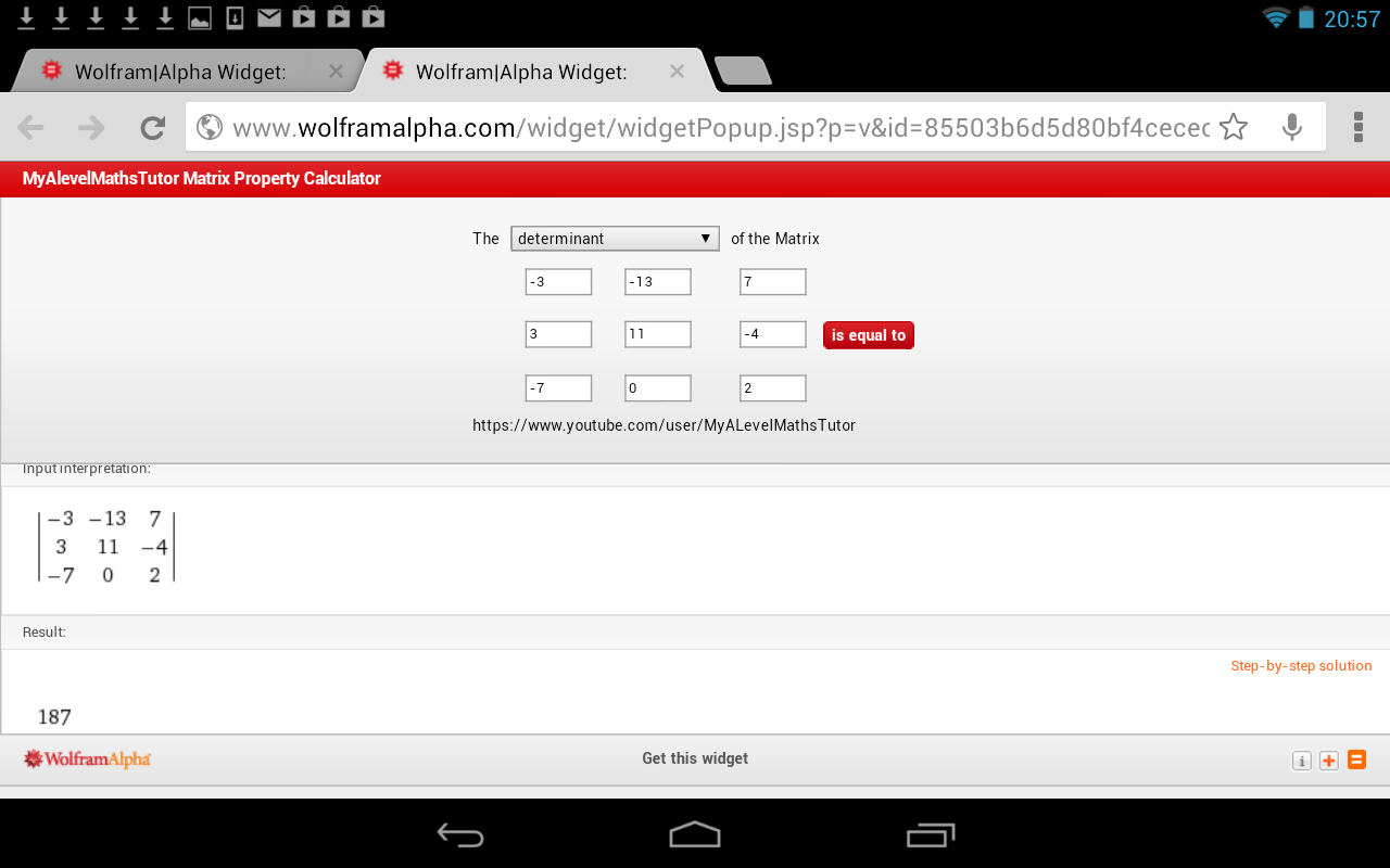 Matrix Determinant Calcu...截图1