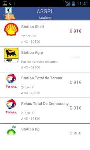 Annuaire des Stations GPL截图4