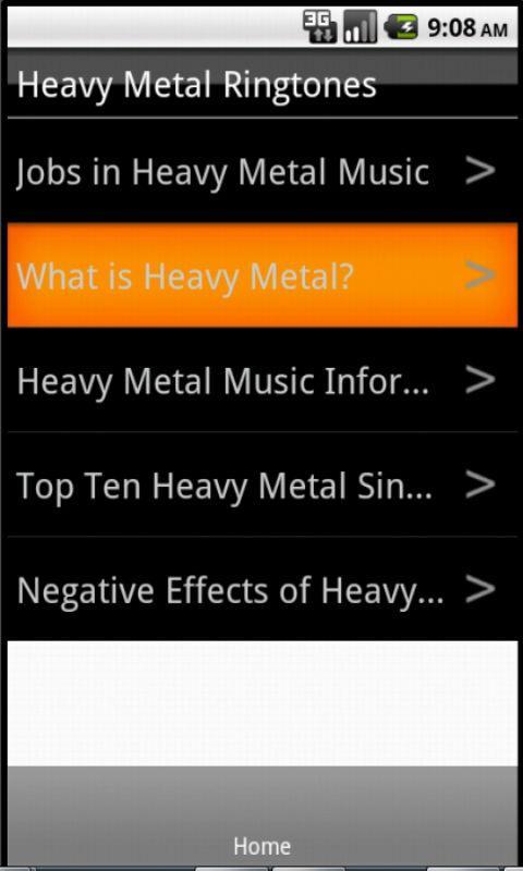 Heavy Metal Ringtones截图2