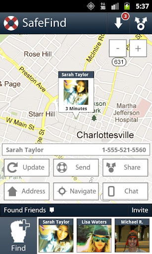 SafeFind - Share Your Location截图2