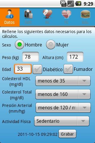 TWR Health Calculator截图2