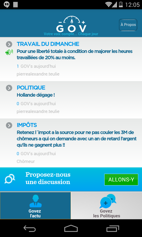 GOV, votre voix compte...截图2