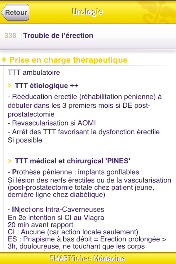SMARTfiches Urologie Free截图8