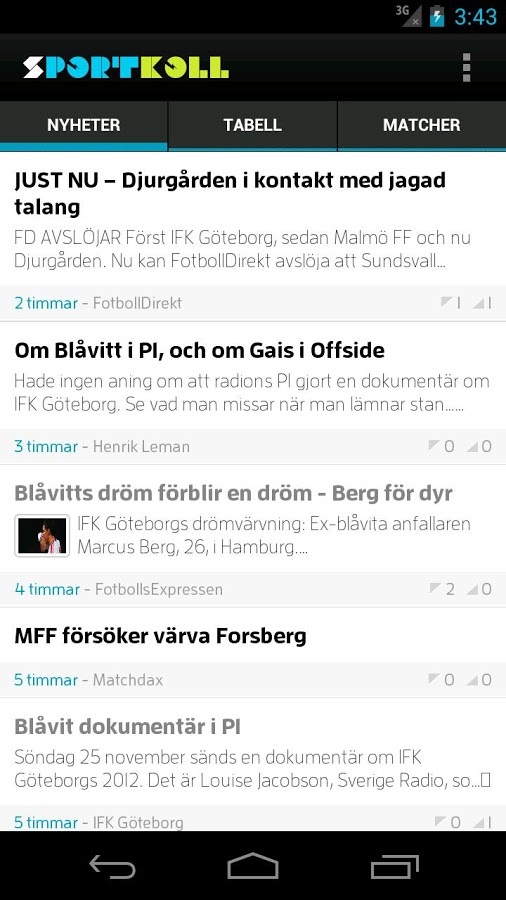 Sportkoll Fotboll截图2