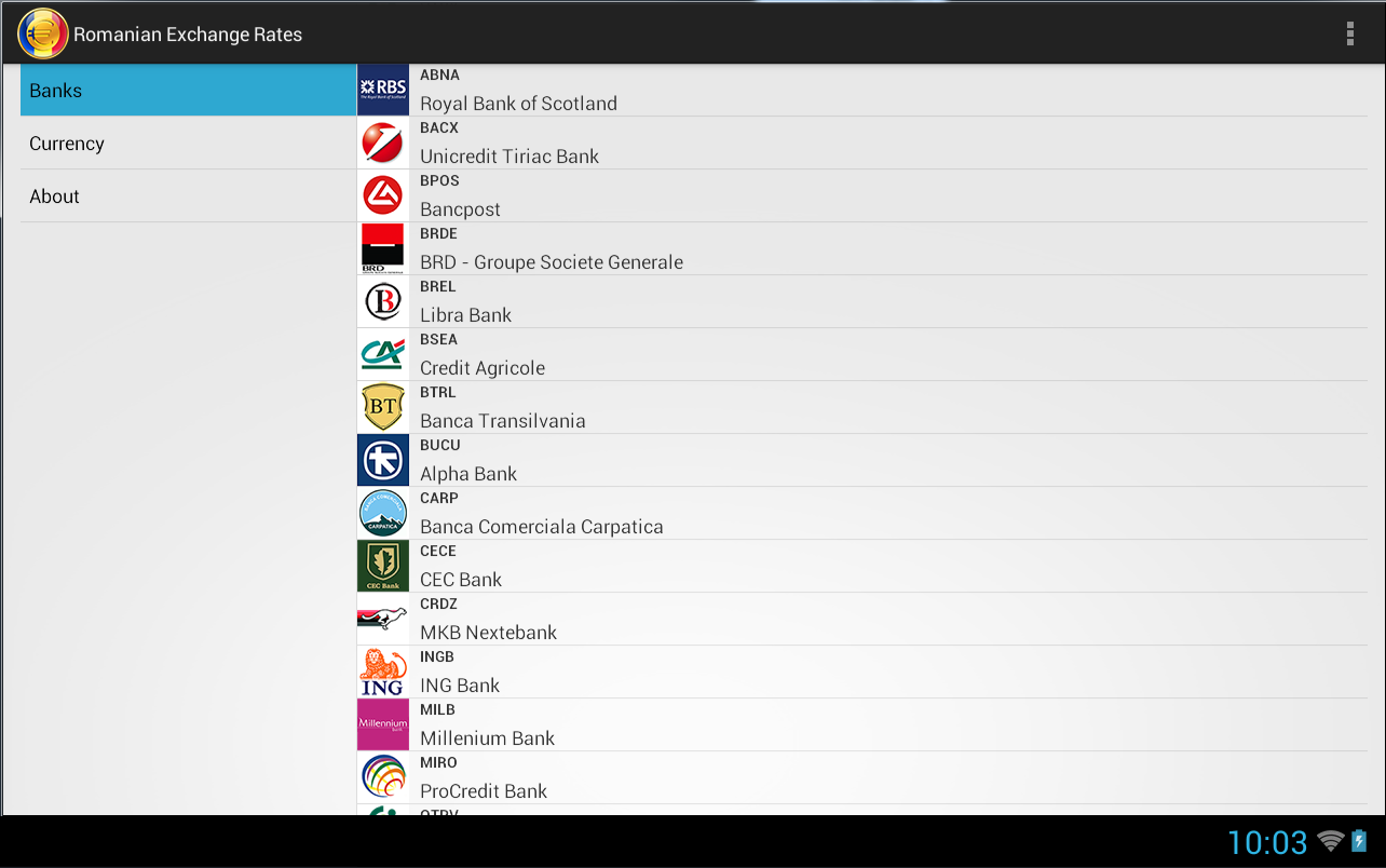Romanian Exchange Rates截图1
