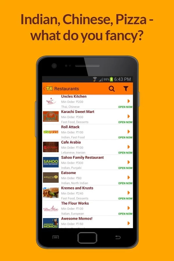 TastyKhana - Order food online截图2