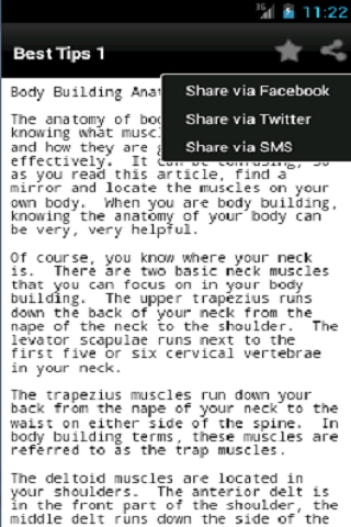 Body Building Best Tips截图1
