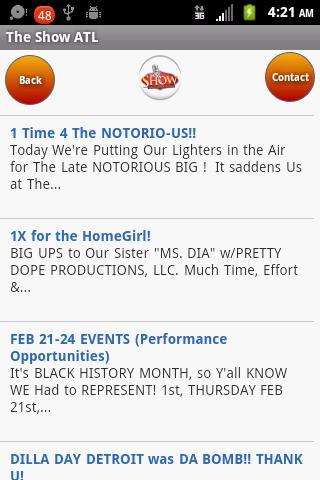 The Official Show ATL App截图3