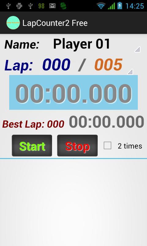 遙控車圈計時 Lap Counter 2 Free截图2