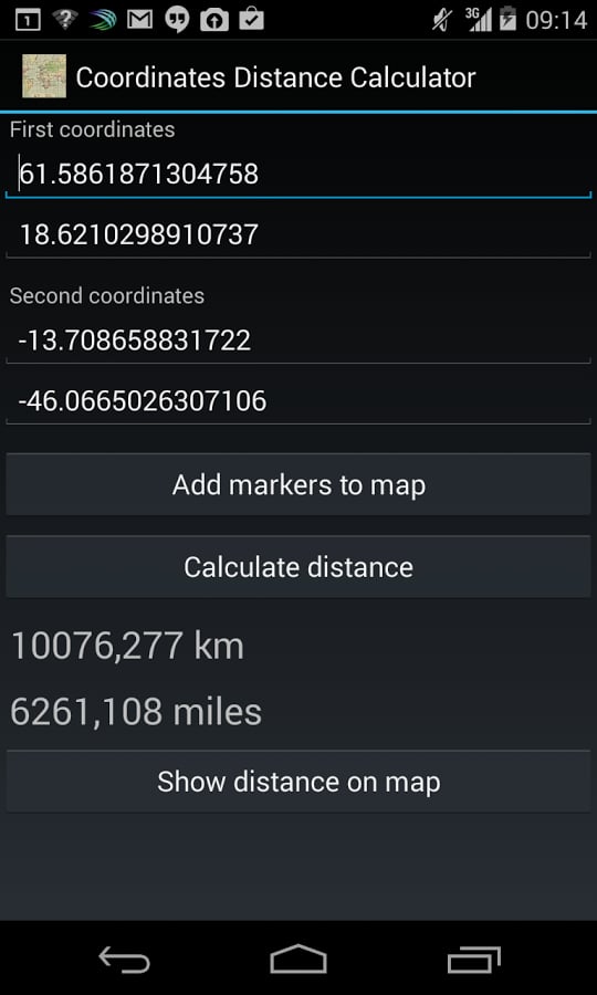 Map Points Distance Calc...截图2