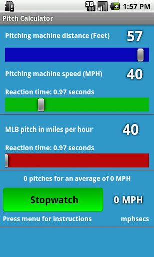 Baseball Pitch Calculator截图1