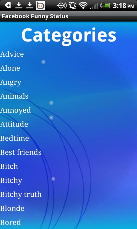 Funny Facebook Status截图1
