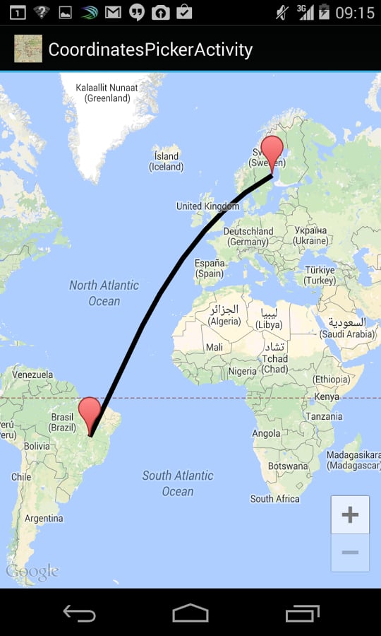 Map Points Distance Calc...截图1