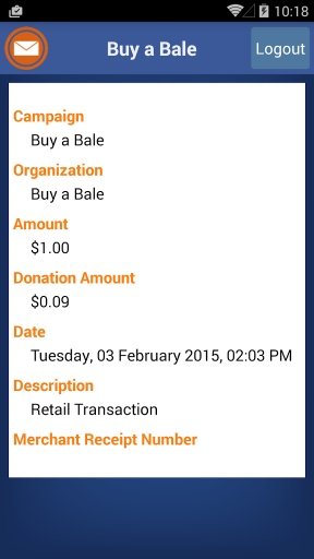 Give Back Merchant App截图4
