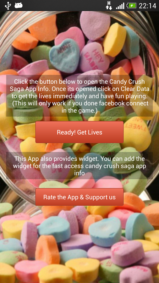 Candy Saga cheats(Lives)截图1