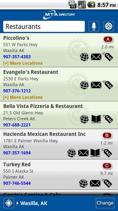 MTA Yellow Pages截图4