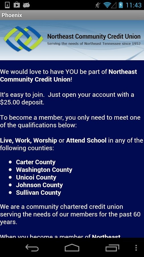 Northeast Community CU截图1