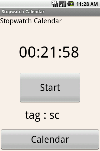 Stopwatch Calendar截图3