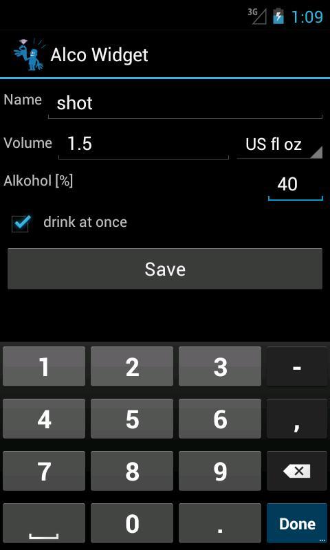 AlcoWidget BAC Tracker截图5