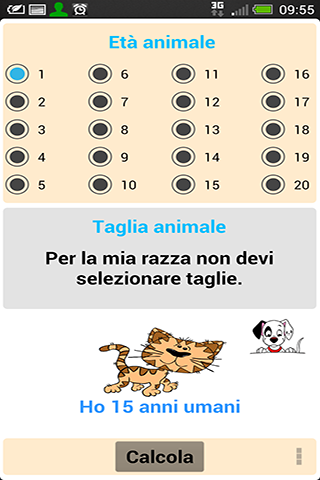 Calcola et&agrave; cane e gatto截图3