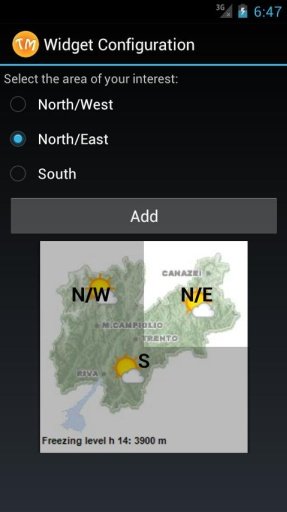 Trentino Meteo Widget截图2