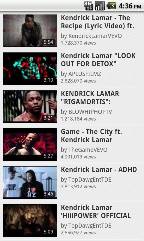 Kendrick Lamar Fan App截图2