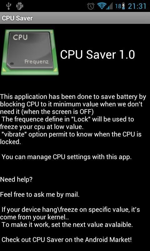 CPU Manager &amp; Saver Pro ...截图3