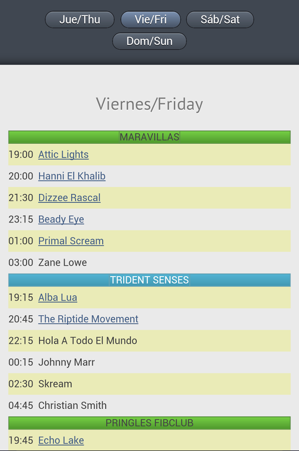 FIB Horarios (No oficial...截图4