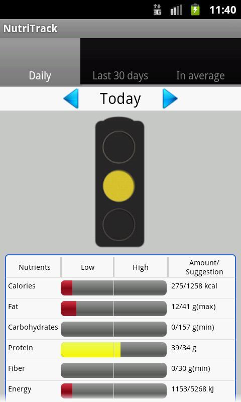 nutri.track EN Trial截图6