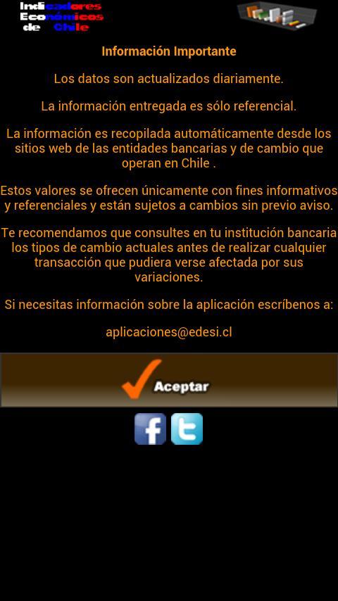 Indicadores Económicos Chile截图8