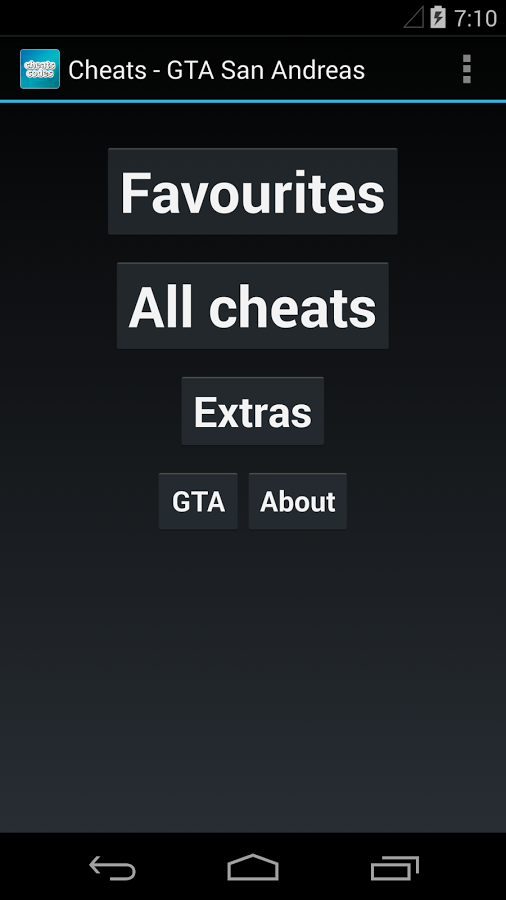 Cheats - GTA San Andreas截图1