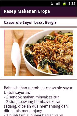 Resep Masakan Eropa截图2