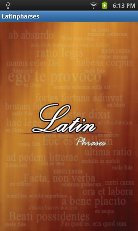 Latin Phrases Free截图1