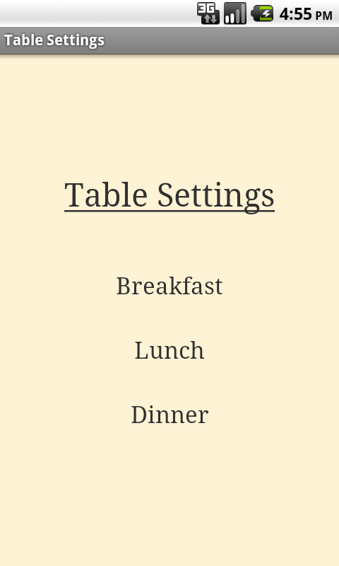 Table Setting Cheat Sheet截图3