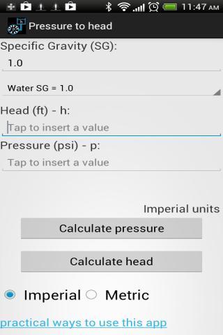 Head to pressure relatio...截图1