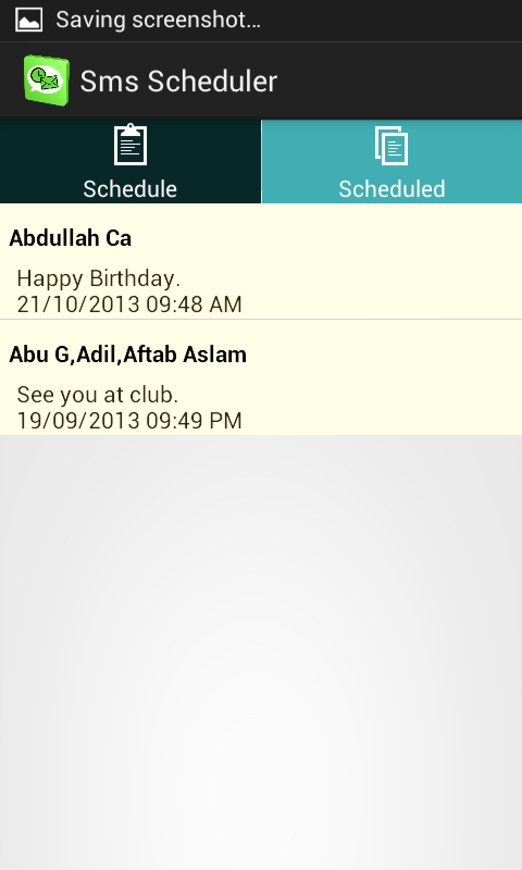 SMS Scheduler (FREE)截图2