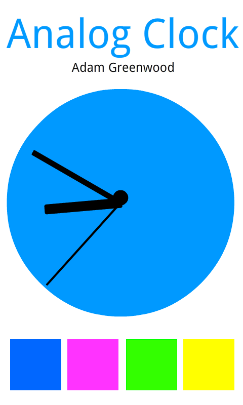 Cool Analog Clock - Adam...截图1