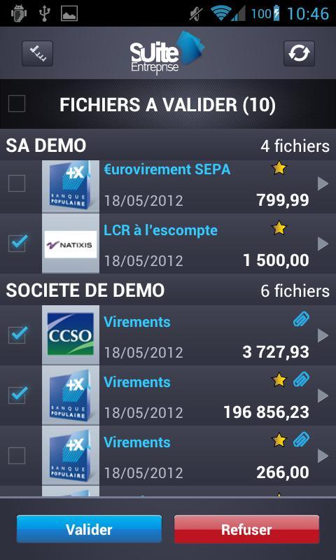 Suite Entreprise Mobile CCSO截图5