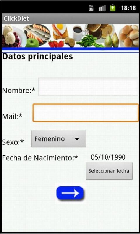 Click & Diet - Elige tu dieta截图1