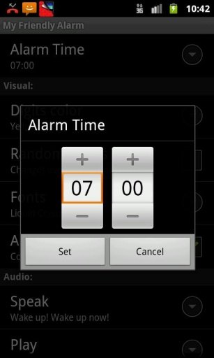 My friendly wake up alarm截图2