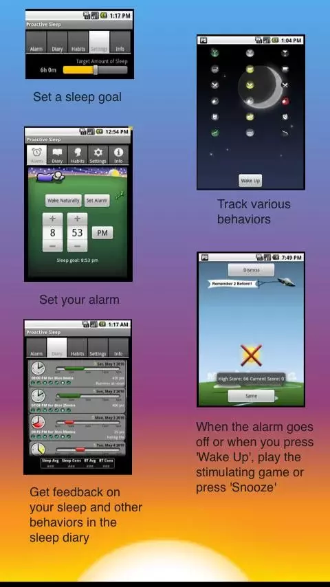 Proactive Sleep Alarm Clock截图3