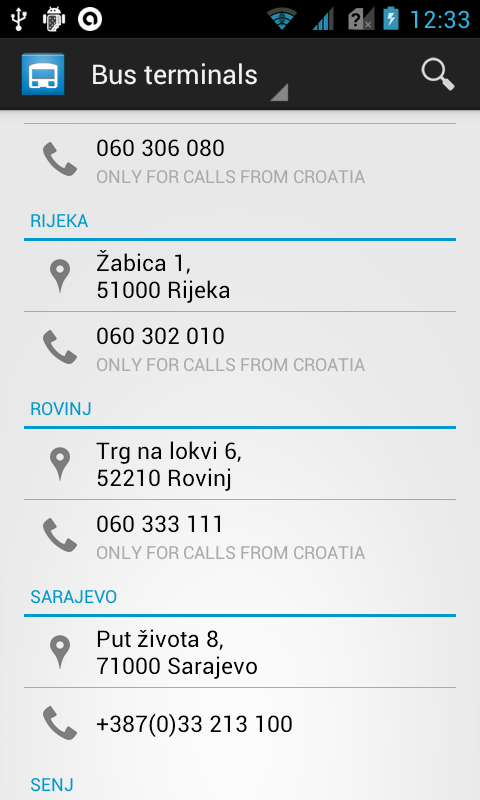 Croatian buses截图5