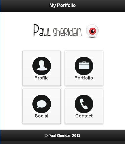 Paul Sheridan ePortfolio截图1