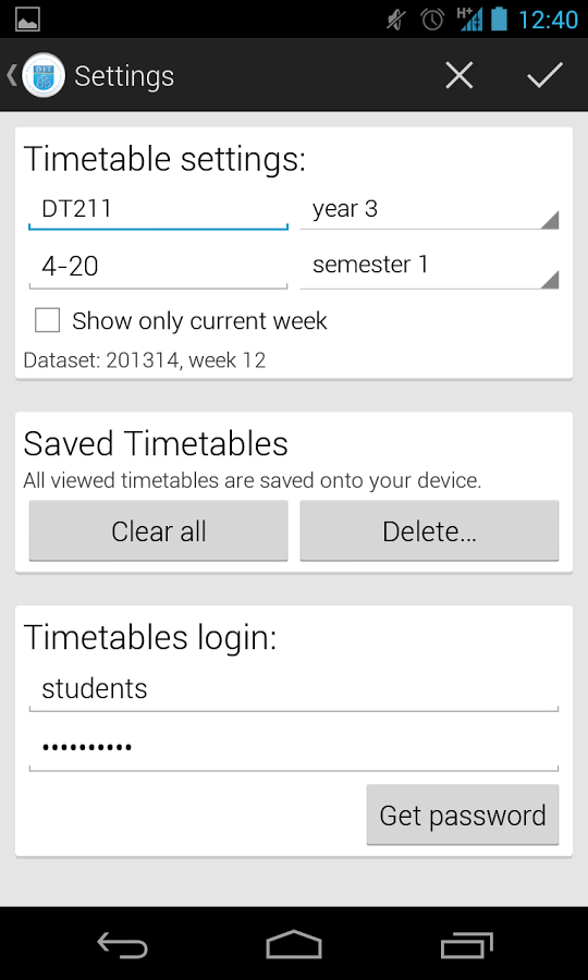 DIT Timetables截图4