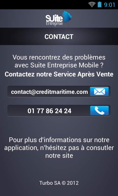 Suite Entreprise Mobile CM截图3