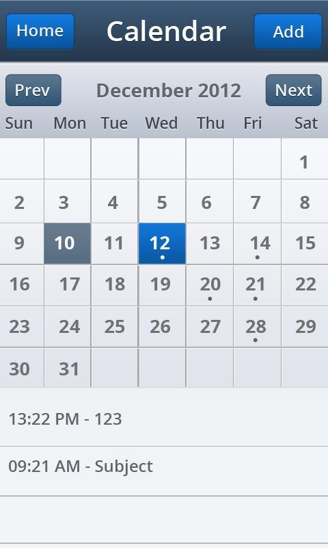 Buzz Calendar截图1