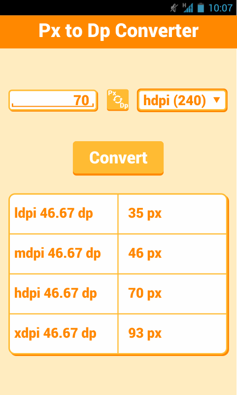 Px To Dp Converter截图2