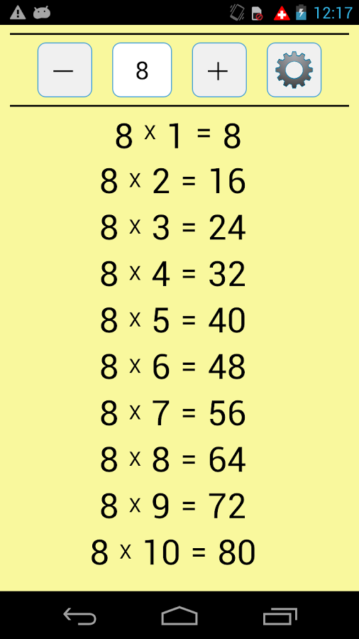 Kannada Multiplication T...截图2