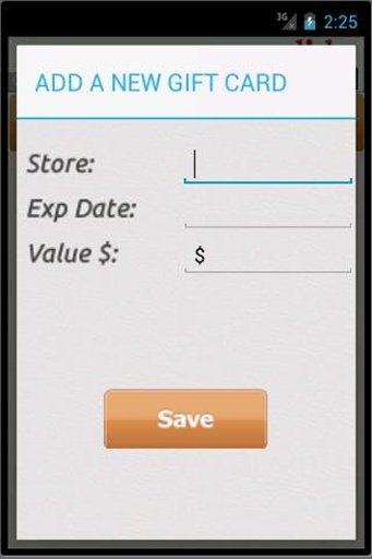 Gift Card Keeper截图1