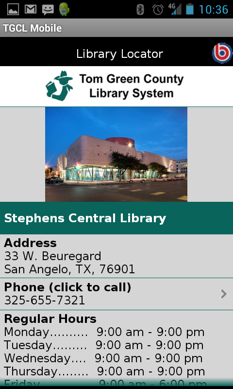 Tom Green County Library截图5